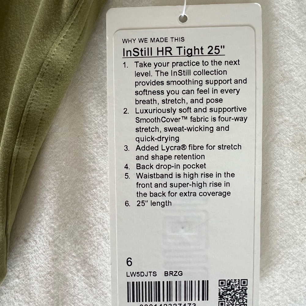 Green lululemon leggings